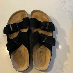 Birkenstock Black Suede 39